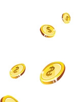 漂浮金币淘宝素材