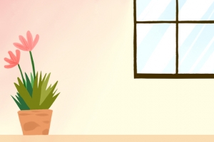 卡通室内手绘温馨banner