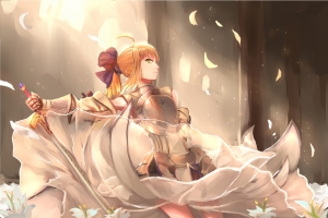 saber Lily 5k动漫壁纸