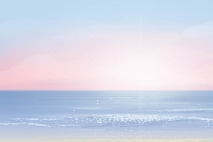 白色海边背景