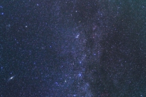 蓝色深邃的星空高清素材