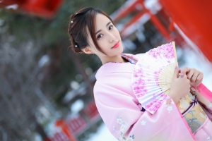 猫宝 和服美女4k壁纸3840x2160