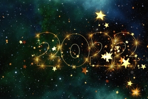 2022新的一年的一天 空间 星星4k电脑壁纸