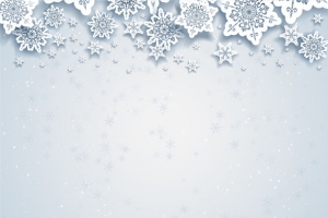 白色雪花壁纸海报背景