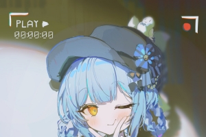 可爱女生 帽子 连衣裙 可爱剪刀手势 4k手机壁纸图片