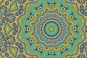 分形 图案 线条 形状 抽象 明亮的 4k壁纸 3840x2160