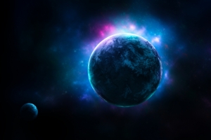 巨大的星球 星空 4K壁纸