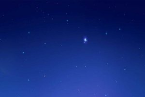 晚安创意深蓝月亮商务背景