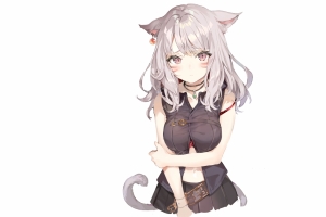猫耳女孩动漫图片4k壁纸
