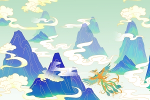 国潮风 背景图