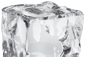 白色透明的冰块效果