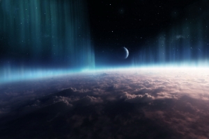 科技元素,星球，海报,宇宙banner图