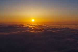 太阳 天空 云 日落 4k壁纸 3840x2160