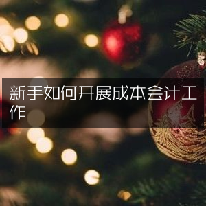 新手入门，成本会计工作的实用开展指南