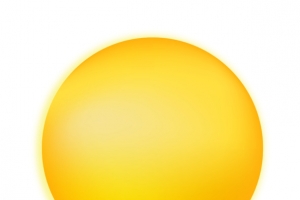 黄色太阳日出阳光