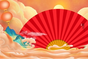 国潮来袭背景图
