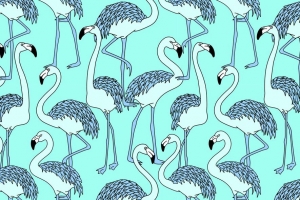 火烈鸟 艺术 图案 纹理 鸟类 4k壁纸 3840x2160