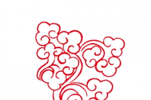 红色祥云素材