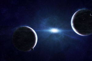 行星 光 影 星星 太空 4k壁纸 3840x2160