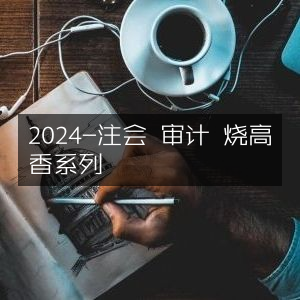 2024注会审计，烧高香系列精讲