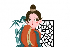 新年潮年国潮风古代人物