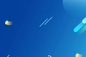 简约智慧科技城市蓝色大气海报
