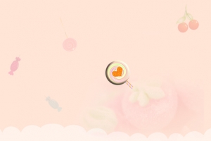 糖 卡通 水果 背景banner