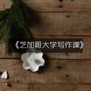 《芝加哥大学写作课程指南》| 实用工具书