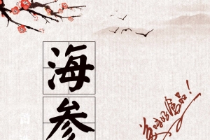 简约风海参食品宣传海报