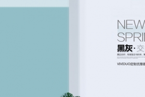 淘宝时尚简约女装促销海报设计