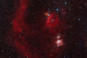 星云 恒星 星座 太空 红色 4k壁纸 3840x2160