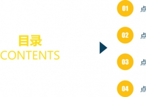 简约商务目录页.