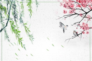 中国风清明节创意海报