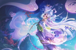 王者荣耀 朵莉亚 幻珠鲛人 3440x1440带鱼屏游戏壁纸