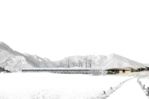 高山雪地免抠素材