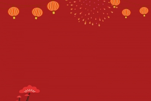 2018新年红色中国风淘宝年货节礼盒灯笼主图