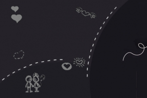 韩国炸鸡促销几何黑色banner
