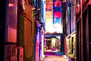 街道 夜晚 灯光 霓虹灯 灯光 4k壁纸 3840x2160