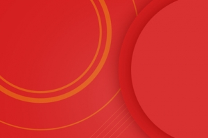 过年新装促销季几何红色banner