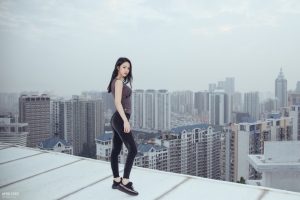 Crystal Lee 天台写真 5K壁纸