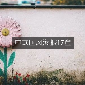中式风格海报精选17款