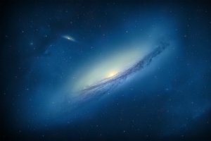 宇宙中的星系海报背景