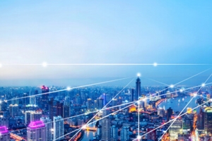 灯光城市夜景图