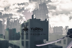 2B尼尔机械纪元带鱼屏壁纸3440x1440