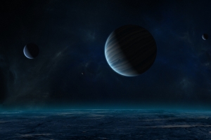 夜晚的星空 地球 4K壁纸