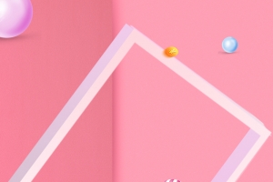 创意几何元素背景图