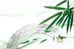 中国画水墨竹子背景PSD分层H5背景