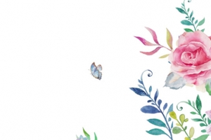 女装手绘花卉