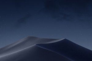 【2160x2880】苹果macOS Mojave iPad壁纸 晚上沙漠风景