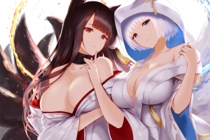 碧蓝航线 赤城加贺 动漫美女4k壁纸